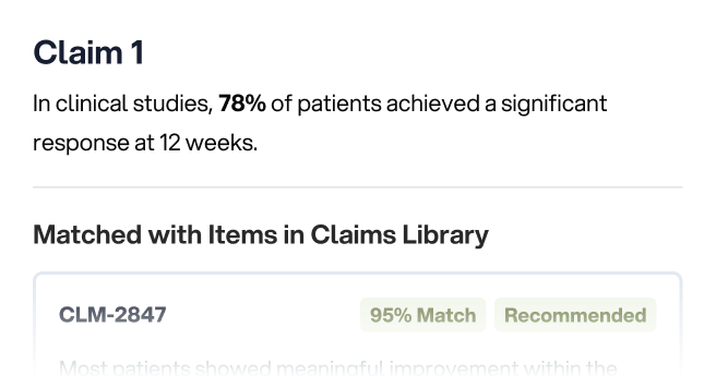 Approved claim checking
